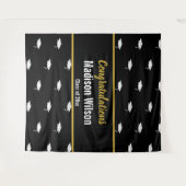 Tenture Modèle noir et blanc (Devant (Horizontal))