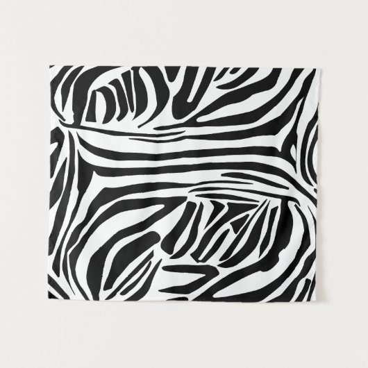 Tenture Modèle Zèbre (Devant (Horizontal))