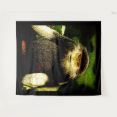 Tenture Modèles Primate : Douc à rayures rouges 01 (Devant (Horizontal))