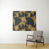 Tenture Modern, abstract, urban geometric triangle pattern (En situation (horizontale))