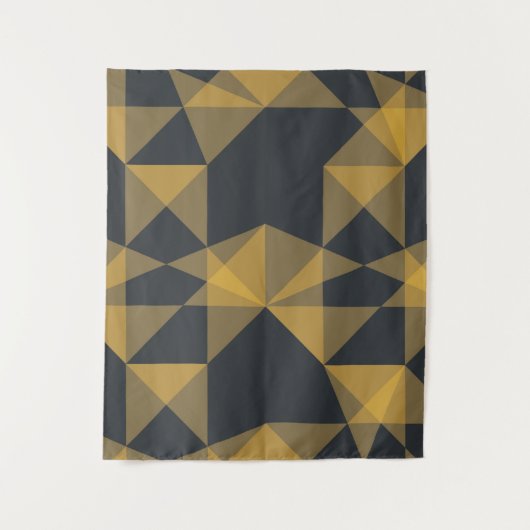 Tenture Modern, abstract, urban geometric triangle pattern (Devant)
