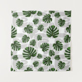 Tenture Modern Boho Botanical Leaves Pattern (Devant)