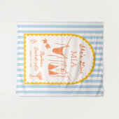 Tenture Modern Coastal Bachelorette Party Backdrop Banner (Devant (Horizontal))