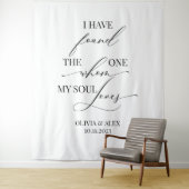 Tenture  Modern elegant wedding bridal backdrop banner (En situation)