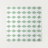 Tenture Modern Style Tapestry with Geometric Diamond Print (Devant (Horizontal))
