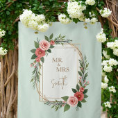 Tenture Modern Wedding Welcome Sign, Boho Wedding