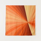 Tenture Moderne Abstrait Orange Rouge Vanille Graphique Fr (Devant)