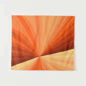 Tenture Moderne Abstrait Orange Rouge Vanille Graphique Fr (Devant (Horizontal))