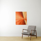 Tenture Moderne Abstrait Orange Rouge Vanille Graphique Fr (En situation)
