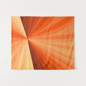 Tenture Moderne Abstrait Orange Rouge Vanille Graphique Fr (Devant (Horizontal))