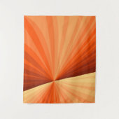 Tenture Moderne Abstrait Orange Rouge Vanille Graphique Fr (Devant)