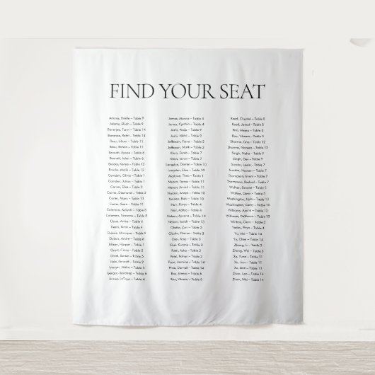 Tenture Moderne Elegant noir blanc Trouvez votre Mariage d (Devant)