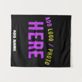 TENTURE MODERNE ET MODERNE PERSONNALISABLE NOIR VÉRIFIÉ (Devant (Horizontal))