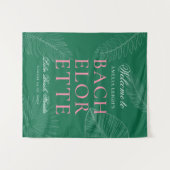 Tenture Moderne Feuilles de Palmier Tropicales Colorées En (Devant (Horizontal))