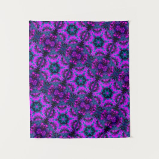 Tenture MODERNE Mandala COULEUR ROSE PROFONDE TAPESTRIE RO (Devant)