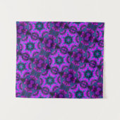 Tenture MODERNE Mandala COULEUR ROSE PROFONDE TAPESTRIE RO (Devant (Horizontal))