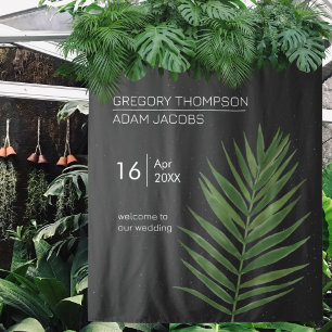 Tenture Moderne minimaliste Starry Sky & Beach Palm Mariag