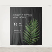 Tenture Moderne minimaliste Starry Sky & Beach Palm Mariag (Devant)