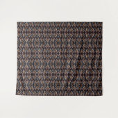 Tenture Moderne Rétro Motif Brun (Devant (Horizontal))