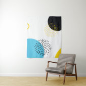 Tenture Moderne, simple, amusant, style Memphis art géomét (En situation)