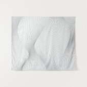 Tenture Moderne, simple, cool, abstrait motif d'onde de mo (Devant (Horizontal))