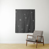 Tenture Moderne, simple, ludique, amusant motif de cercles (En situation)