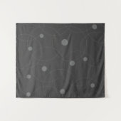 Tenture Moderne, simple, ludique, amusant motif de cercles (Devant (Horizontal))