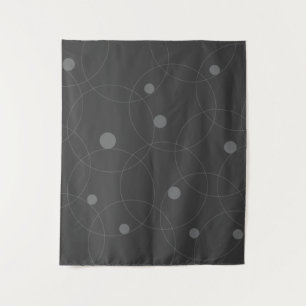 Tenture Moderne, simple, ludique, amusant motif de cercles