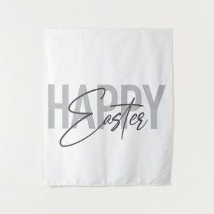 Tenture Moderne, simple, typographie cool Joyeux Pâques