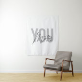 Tenture Moderne, simple, typographie urbaine cool Vous Com (En situation)