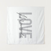 Tenture Moderne, simple, urbain, Amour cool Minneapolis (Devant (Horizontal))