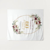 Tenture Moderne Toile de Fond Bohème Bourguignon Orée de V (Devant (Horizontal))