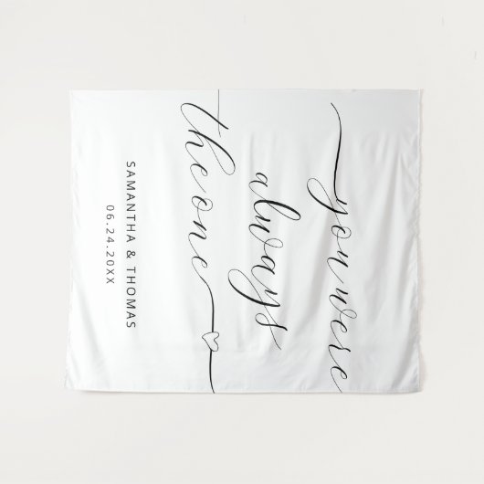 Tenture Moderne Vous étiez toujours un seul Mariage (Devant (Horizontal))