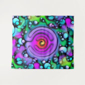 Tenture Modes de vie - Art Neurographique Motif 2 (Devant (Horizontal))