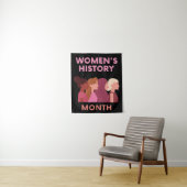 Tenture Mois de l'histoire des femmes (En situation)