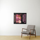 Tenture Mois de l'histoire des femmes (En situation (horizontale))