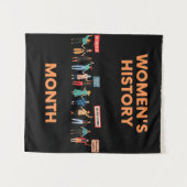 Tenture Mois de l'histoire des femmes (Devant (Horizontal))