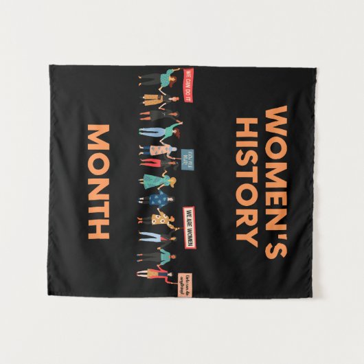 Tenture Mois de l'histoire des femmes (Devant (Horizontal))