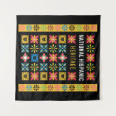 Tenture Mois du patrimoine hispanique national - Graphique (Devant (Horizontal))