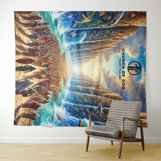 Tenture Moïse Partant De La Mer (En situation (horizontale))