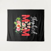 Tenture Mom Cute German Shepherd (Devant (Horizontal))