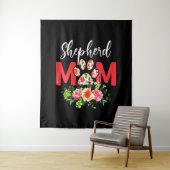 Tenture Mom Cute German Shepherd (En situation)