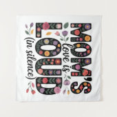 Tenture Mom’s Love Is Loud (In Silence) (Devant (Horizontal))