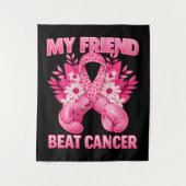 Tenture Mon ami a vaincu le cancer (Devant)