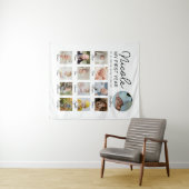 Tenture Mon bébé, première année, 12 mois, collage photo m (En situation (horizontale))