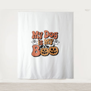 Tenture Mon Chien Est Mon Bois, Professeur, Amusant Drôle