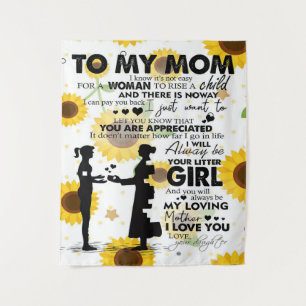 Tenture Mon Fils À Mon Cadeau Maman Lettre à maman Lovel
