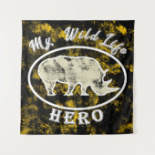 Tenture Mon héros de la faune (Devant)