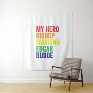 Tenture Mon héros Mgr Mariann Edgar Budde Trans LGBT