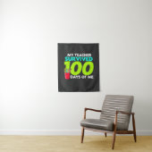 Tenture "Mon professeur a survécu 100 jours de moi (En situation)